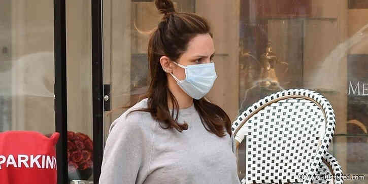 Pregnant Katharine McPhee Wears Cute Coral Leggings To Appointment in LA
