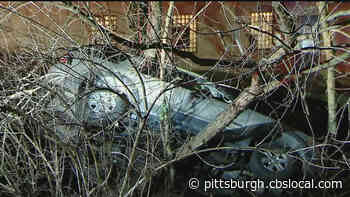 Driver Rescued From SUV After Going Over Hillside In Wilkinsburg
