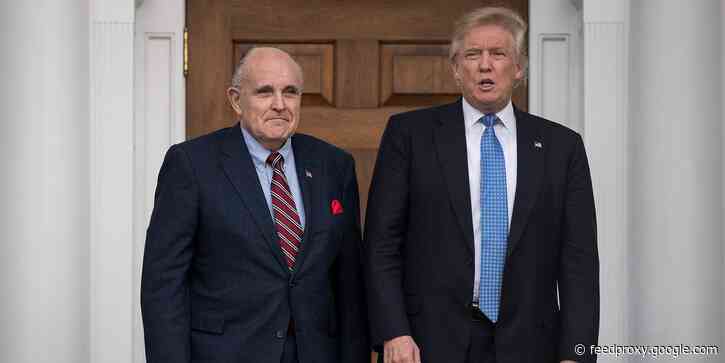 Trump told aides not to pay his personal lawyer Rudy Giuliani because he's upset with him