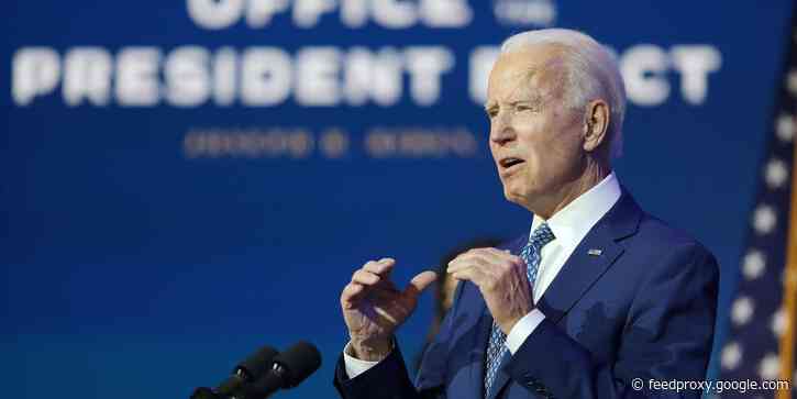 Biden urged the Senate to focus on the needs of the country as they move forward with Trump's impeachment proceedings
