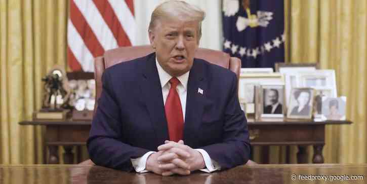 Trump disavows 'political violence' at 'the incursion of the US Capitol' in new video released by White House, but does not concede
