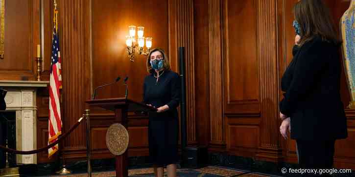 Pelosi signs impeachment articles against Trump for 'incitement of insurrection,' making Trump the first president to be impeached twice