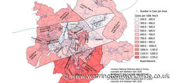 Warrington's latest COVID-19 hot spots revealed as all areas show significant increases - Gary Skentelbery