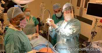 Surgeons at Newcastle's RVI become first in world to pioneer new robotic tech