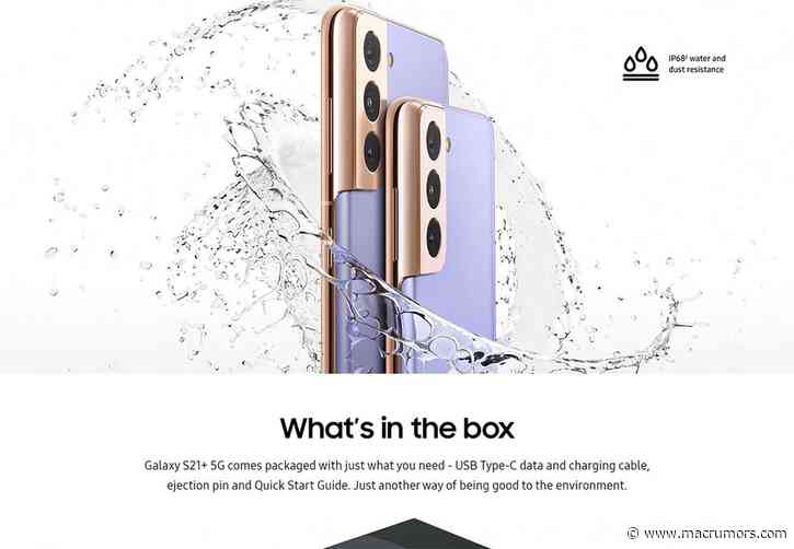 Leaked Marketing Materials for S21 Launch Confirm Samsung Won't Include Charger