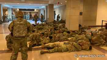 'Nothing like I've seen:' Video of resting troops in Capitol