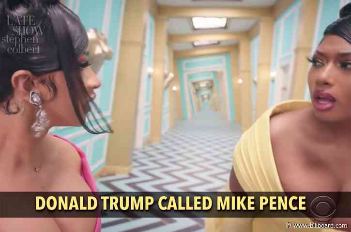 Trump Called Mike Pence a Naughty Word, So Colbert Made a ‘WAP’ Remix About It