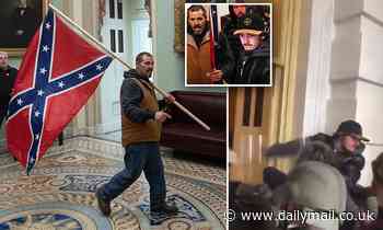 MAGA rioter who carried Confederate flag inside US Capitol stormed building with his son