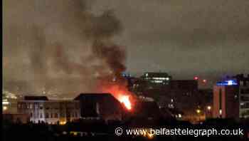 Over 50 firefighters battling 'significant' blaze at Belfast building