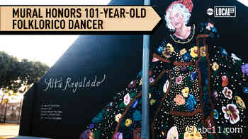 Mural celebrates centenarian folklórico dancer