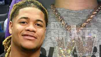 NFL's Chase Young Cops Huge Washington Football Team Logo Chain, Worth $85k!