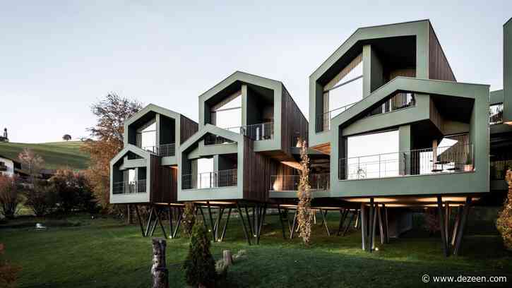 Network of Architecture raises "treehouse" hotel on stilts above park in South Tyrol