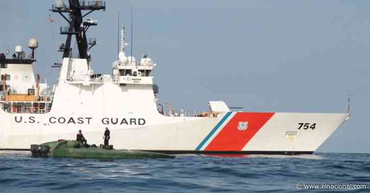 Guardia Costera de EE UU incautó embarcación con 970 kilos de cocaína cerca de Guyana