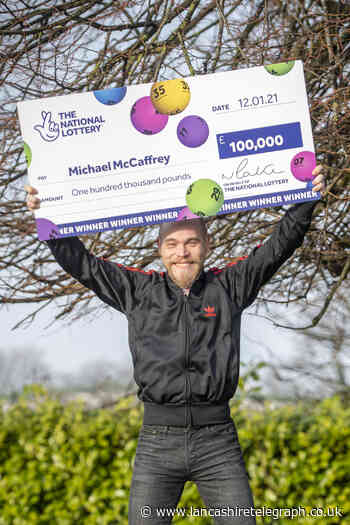 Accrington man scoops whopping £100,000 Lottery win