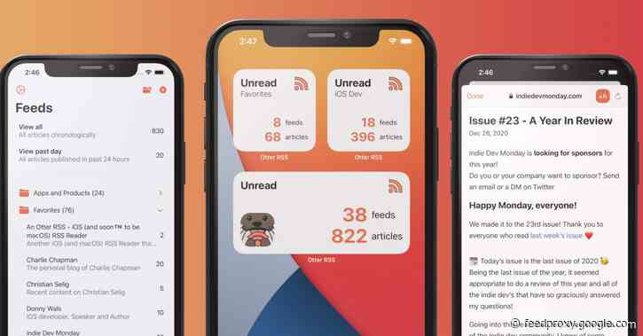 ‘An Otter RSS Reader’ arrives for iPhone, iPad, Mac with widgets, iCloud sync, minimalist design