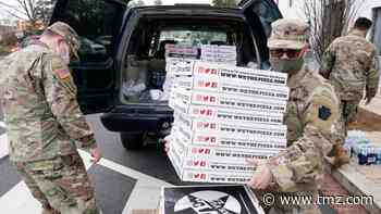 Cargo Van Load of Pizza Delivered to National Guard Troops in D.C.