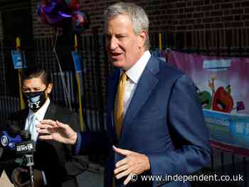 New York City will run out of coronavirus vaccine by next week, Mayor Bill de Blasio says