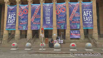 City of Buffalo getting in the Bills spirit ahead of Saturday's game, Mayor reminds fans about COVID safety