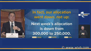 Governor Cuomo frustrated with COVID-19 vaccine rollout