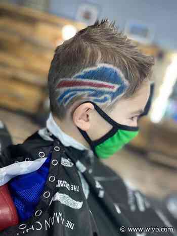 Bills fans are flocking to the barbershop to show their team pride
