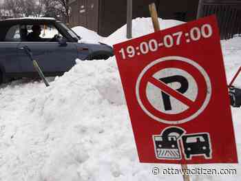 Winter parking ban to be in effect Saturday night to Sunday morning