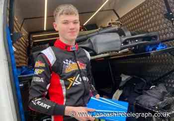 Young aspiring racing driver given spot on karting team
