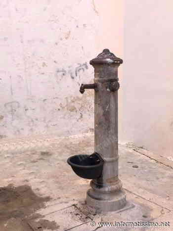 Putignano - Riparata la fontana vandalizzata a capodanno nel centro storico - Putignano Informatissimo