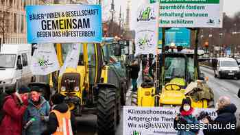 Demo in Berlin: Mit Traktoren für die Agrarwende