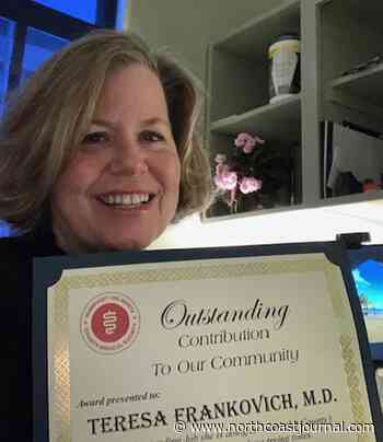 Humboldt-Del Norte Medical Society Presents Award to Teresa Frankovich - North Coast Journal