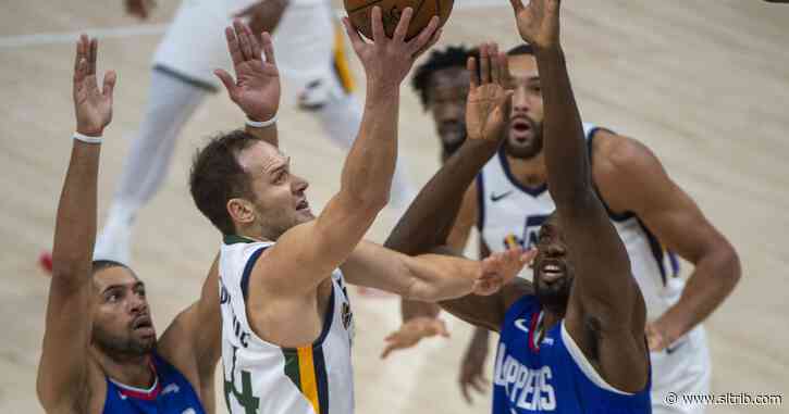 No, Bojan Bogdanovic doesn’t have a permanent wrist issue. He does have a temporary process to get through.