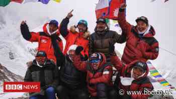 Nepali climbers make history with winter summit of K2 mountain