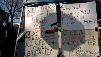 KJ Whitehead holds corner-side protests in North Side Chicago neighborhood, overcomes  'white gaze'