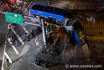 Bus Driver in Dramatic Bridge Plunge Says It 'Just Took Off'