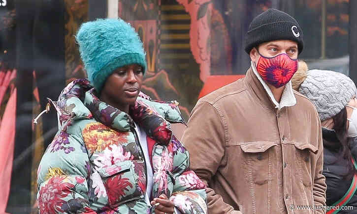 Joshua Jackson & Jodie Turner-Smith Bundle Up While Out in New York City