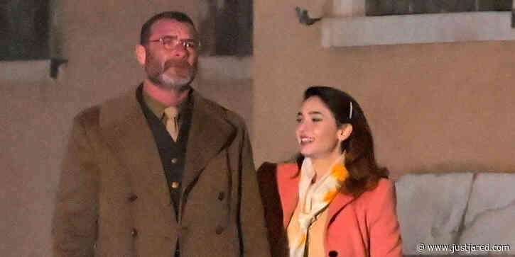Liev Schreiber & Matilda De Angelis Take In The Sights of Venice While Filming New Movie