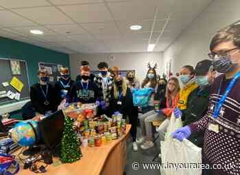 Nantwich college donates record collection of food to local Foodbank - In Your Area