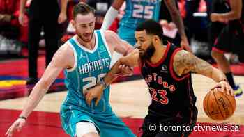 Raptors use late free throws for 116-113 win over Hornets
