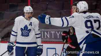 Mitch Marner has goal and two assists as Maple Leafs edge Senators 3-2