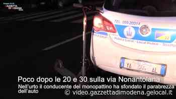 Modena,gira in monopattino viene investito da un'auto - Gazzetta di Modena
