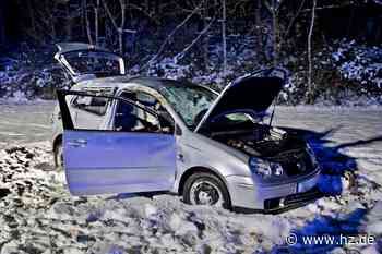 Zwischen Giengen und Oggenhauser Keller: VW Polo kommt von der Straße ab - Heidenheimer Zeitung
