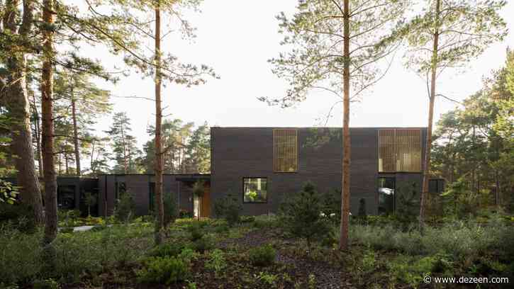 Johan Sundberg Arkitektur completes brick house in a Swedish forest
