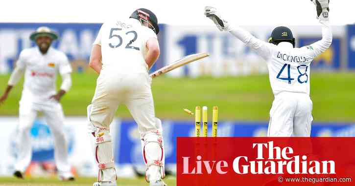 Sri Lanka v England: Visitors need 36 more to win first Test as bad light ends day four – as it happened