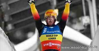 Rodler Loch rast zum siebten Sieg im siebten Rennen - WESER-KURIER
