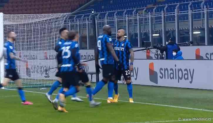 [Video] Se destapó Arturo Vidal contra la Juventus: Se fabricó su propio gol y celebró a los pechazos con Lukaku