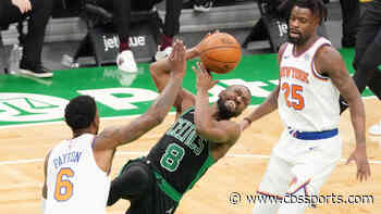 Knicks spoil Kemba Walker's season debut, blow out Celtics by 30 points