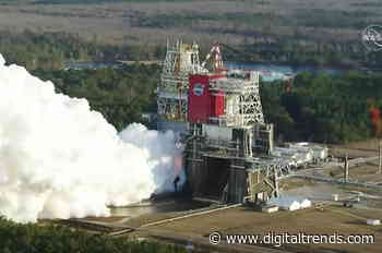 NASA test fires the world’s largest rocket core stage
