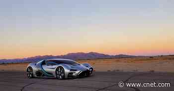 Crazy-looking Hyperion XP-1 fuel cell hypercar seen driving on public roads     - Roadshow