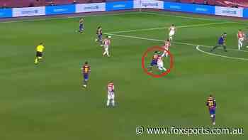 Messi SENT OFF in 753-game first after whacking opponent off the ball