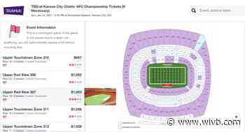 StubHub lists tickets for AFC Championship if Kansas City hosts