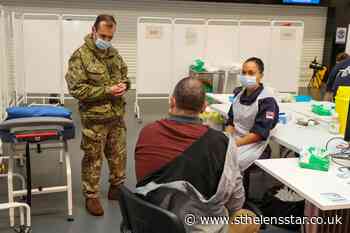 Navy medic's pride at taking part in vaccination drive - St Helens Star